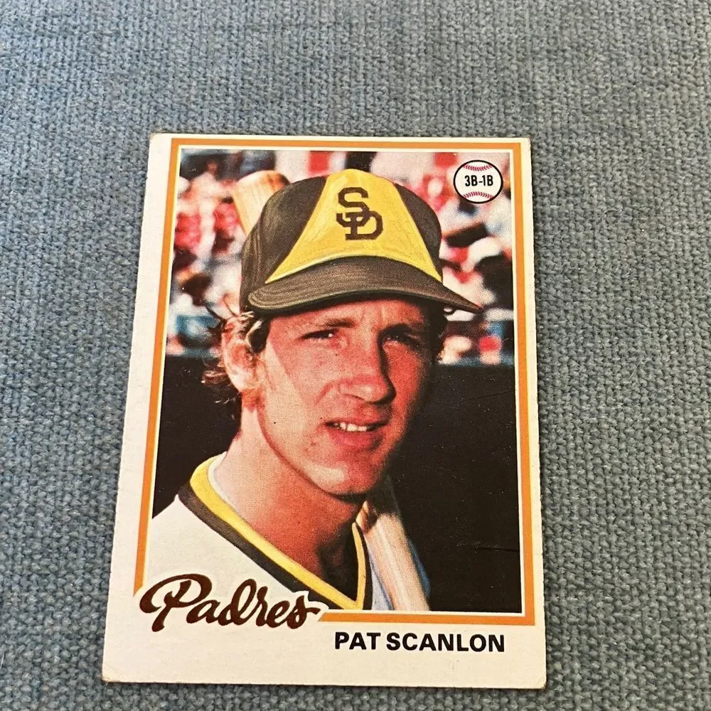 1978 Topps San Diego Padres Baseball Card Trading Card